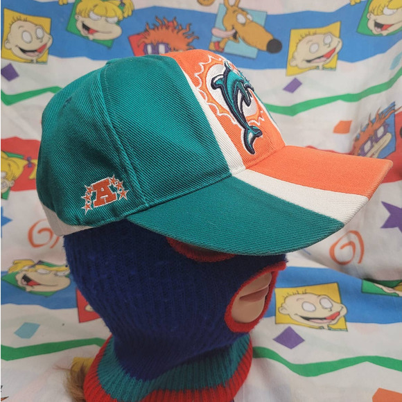 Vtg Miami Dolphins reebok NFL equipment dad hat - Picture 4 of 6
